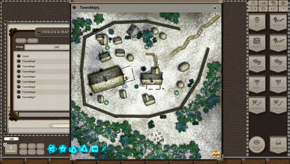 скриншот Fantasy Grounds - Town and Village Map Pack by Joshua Watmough (Map Pack) 2