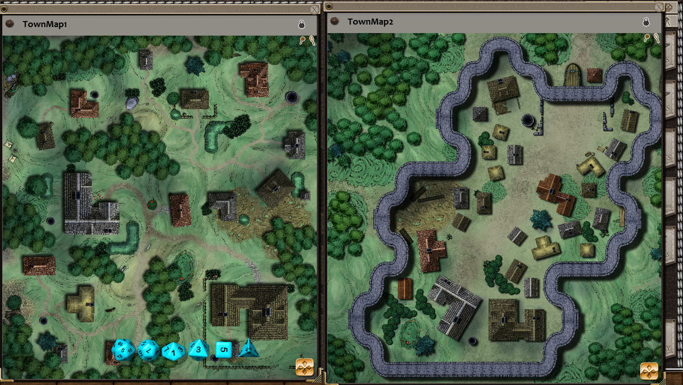 Скидка на Fantasy Grounds. Town and Village Map Pack by Joshua Watmough  (Map Pack)