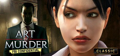 Steam header art for Art of Murder - FBI Confidential