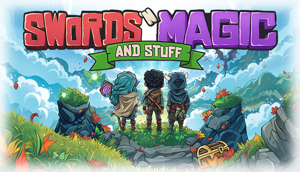 Imagen de la cápsula de "Swords 'n Magic and Stuff" que utilizó RoboStreamer para las transmisiones en Steam