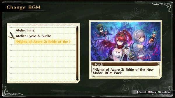 Nights of Azure 2 Bride of the New Moon - BGM Pack for steam Nights of Azure 2 Bride of the New Moon - BGM Pack for steam