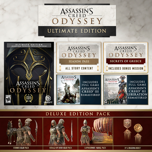  Assassin's Creed Odyssey Standard Edition - Xbox One : Video  Games