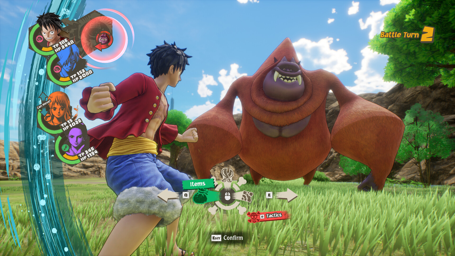 One Piece Odyssey: Upcoming JRPG Shows Turn-Based Combat and 2 New