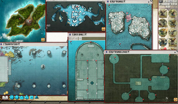 скриншот Fantasy Grounds - Pathfinder RPG - Ruins of Azlant AP 4: City in the Deep (PFRPG) 3