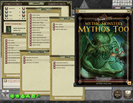 Fantasy Grounds - Mythic Monsters #21: Mythos Too (PFRPG)