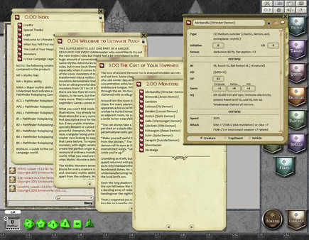 Fantasy Grounds - Mythic Monsters #35: Demons Too (PFRPG)