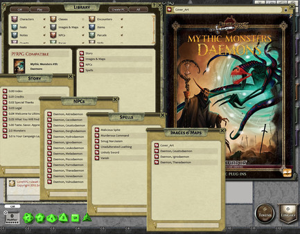 Fantasy Grounds - Mythic Monsters #31: Daemons (PFRPG) for steam Fantasy Grounds - Mythic Monsters #31: Daemons (PFRPG) for steam