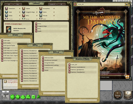 скриншот Fantasy Grounds - Mythic Monsters #31: Daemons (PFRPG) 0