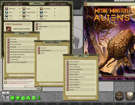 Fantasy Grounds - Mythic Monsters #17: Aliens (PFRPG) for steam Fantasy Grounds - Mythic Monsters #17: Aliens (PFRPG) for steam