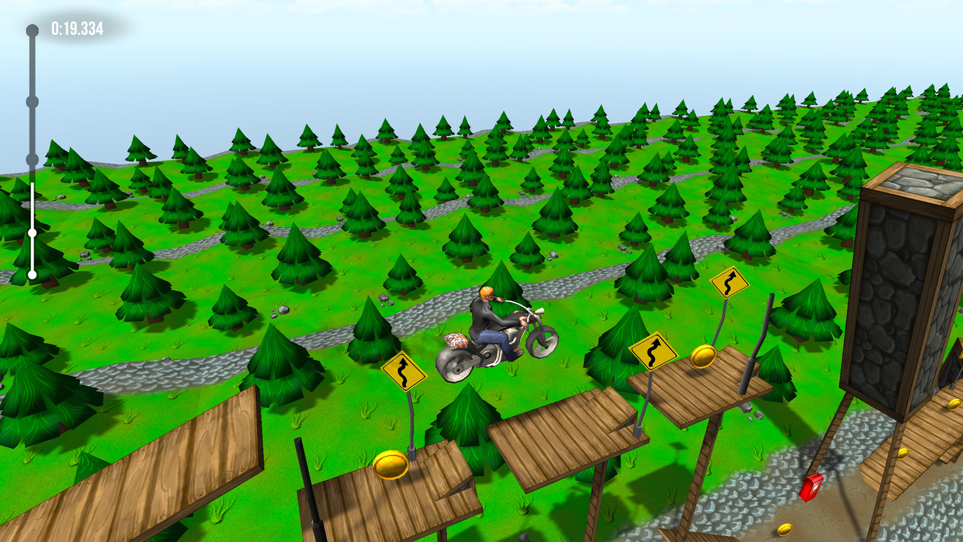 Moto Racing 3D screenshot 1