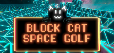 BLOCK CAT SPACE GOLF Cover Image