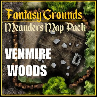 скриншот Fantasy Grounds - Meanders Map Pack: Venmire Woods (Map Pack) 0