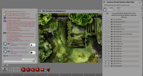 скриншот Fantasy Grounds - Meanders Map Pack: Venmire Woods (Map Pack) 1