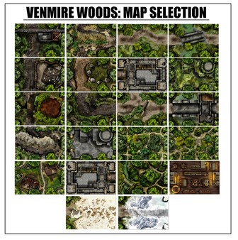 скриншот Fantasy Grounds - Meanders Map Pack: Venmire Woods (Map Pack) 4