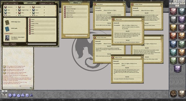 скриншот Fantasy Grounds - The Valkyrie: A New Hybrid Class (PFRPG) 0