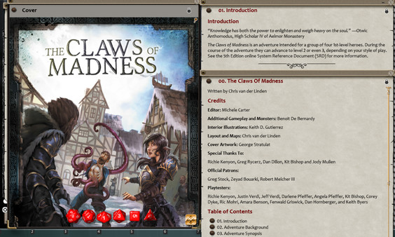 скриншот Fantasy Grounds - The Claws of Madness (5E) 4