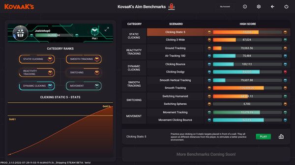 KovaaK's FPS Aim Trainer скриншот