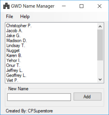 Galaxy Wide Domination - Name Manager PC gameplay screenshot 2 of 2