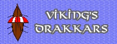Viking's drakkars