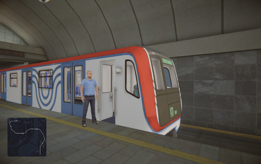скриншот Subway Simulator - Moscow Train 3