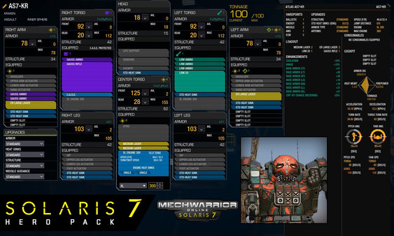 скриншот MechWarrior Online Solaris 7 Hero Pack 2