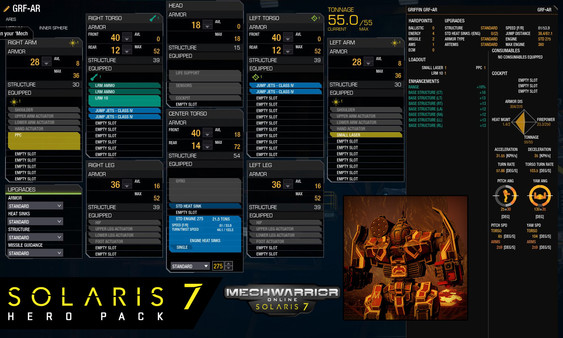 MechWarrior Online Solaris 7 Hero Pack