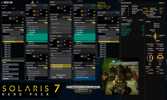 MechWarrior Online Solaris 7 Hero Pack