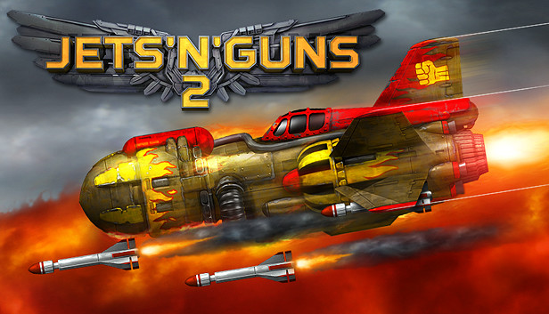 JETS'N'GUNS 2 PS4 EU Game in English NEW Red Art Games Shmup Shoot'em