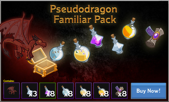 скриншот Idle Champions of the Forgotten Realms - Pseudodragon Familiar Pack 0