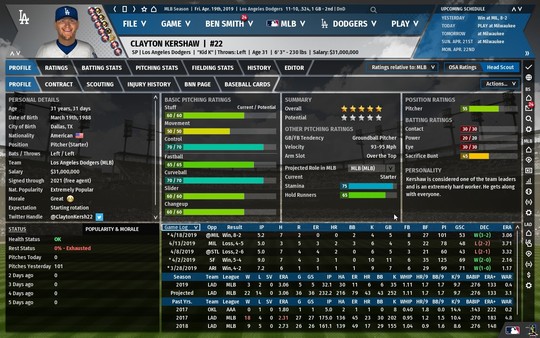скриншот Out of the Park Baseball 20 4