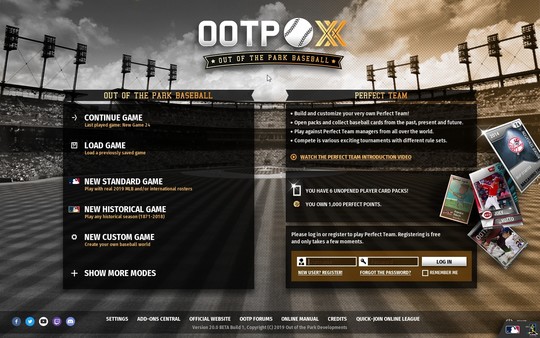скриншот Out of the Park Baseball 20 0