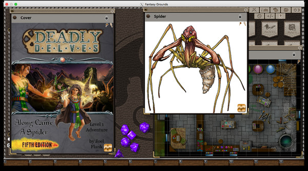скриншот Fantasy Grounds - Deadly Delves: Along Came a Spider (5E) 2