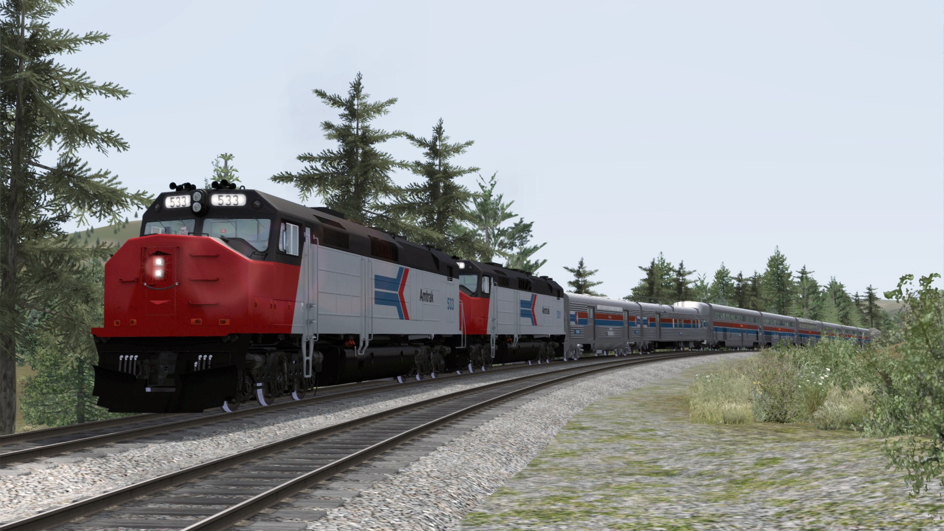 Train Simulator: Amtrak SDP40F Loco Add-On Featured Screenshot #1