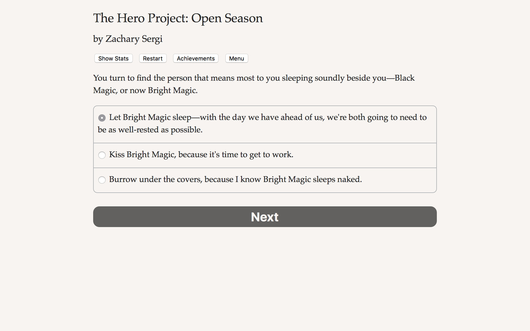 The Hero Project: Open Season Demo #0