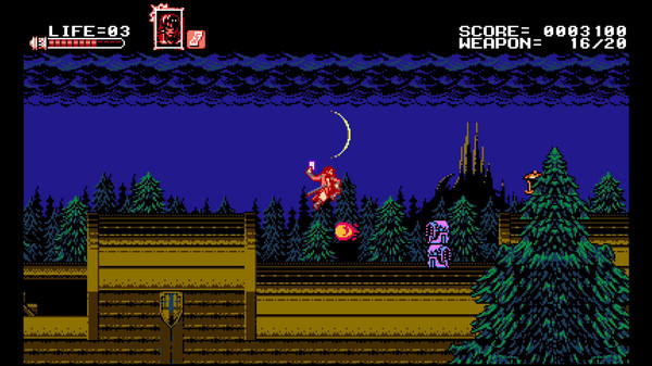 скриншот Bloodstained: Curse of the Moon 1