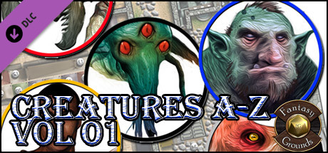 Fantasy Grounds - Creatures A-Z Vol 01 (Token Pack) banner image