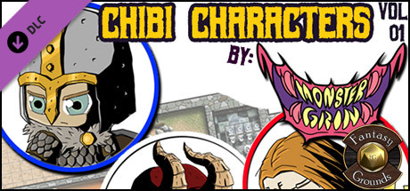 Fantasy Grounds - Chibi Characters Vol 1 (Token Pack) banner image