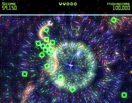 Screenshot of Geometry Wars: Retro Evolved