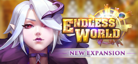 Steam header art for Endless World Idle RPG
