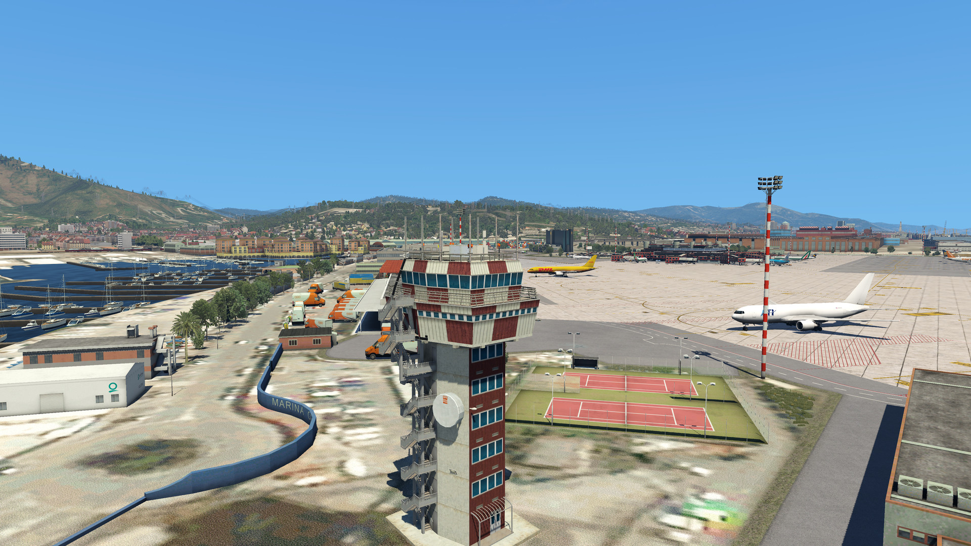 X-Plane 11 - Add-on: Aerosoft - Airport Genoa Featured Screenshot #1