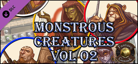 Fantasy Grounds - Monstrous Characters Vol 2 (Token Pack) banner image