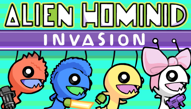 Imagen de la cápsula de "Alien Hominid Invasion" que utilizó RoboStreamer para las transmisiones en Steam