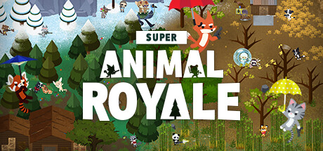 Steam header art for Super Animal Royale
