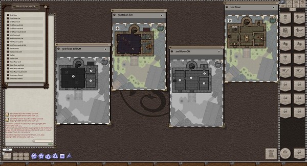 скриншот Fantasy Grounds - Magicians Tower (Map Pack) 0