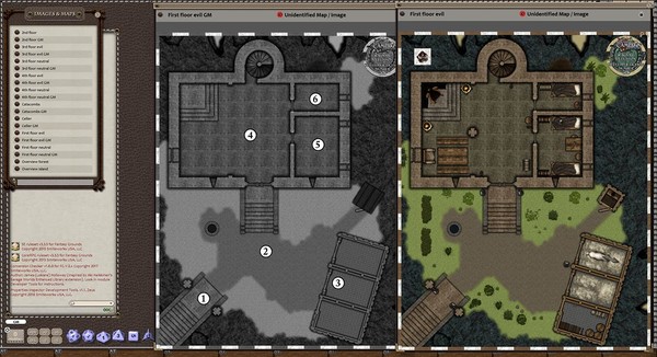скриншот Fantasy Grounds - Magicians Tower (Map Pack) 3