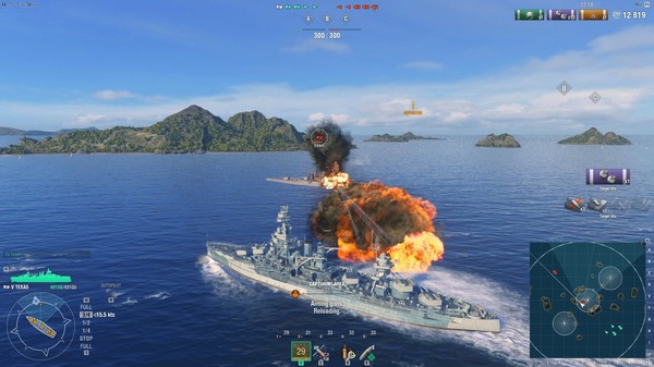 скриншот World of Warships - Texas Pack 1