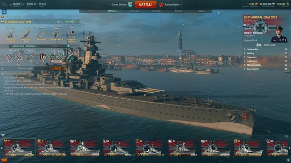World of Warships - Admiral Graf Spee Pack