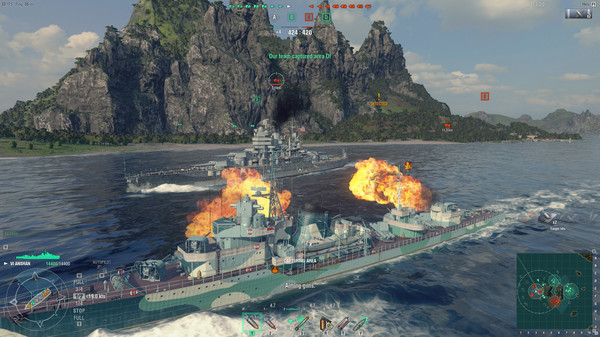 скриншот World of Warships - Anshan Pack 4