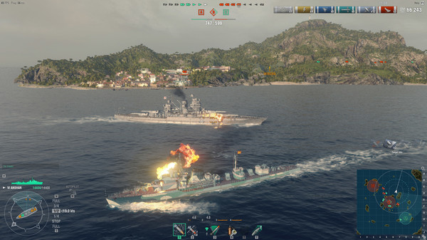 скриншот World of Warships - Anshan Pack 2