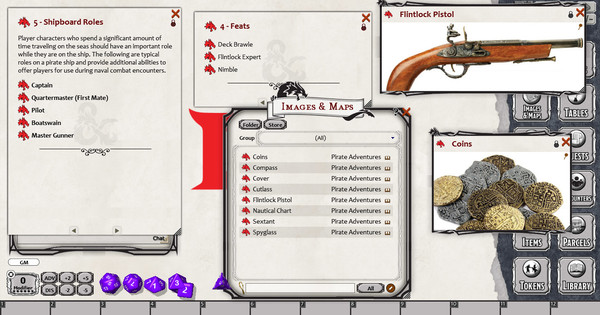скриншот Fantasy Grounds - Pirate Adventurers (5E) 2